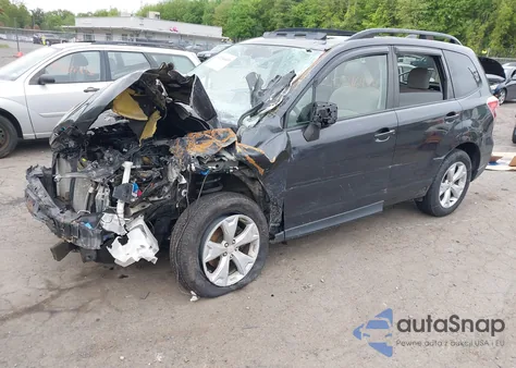 2016 Subaru Forester 2.5I Premium из США, поврежденный, VIN JF2SJADC8GH476512